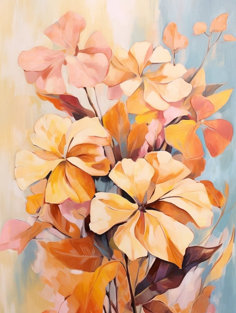 Fall Flower Painting Lantana 1