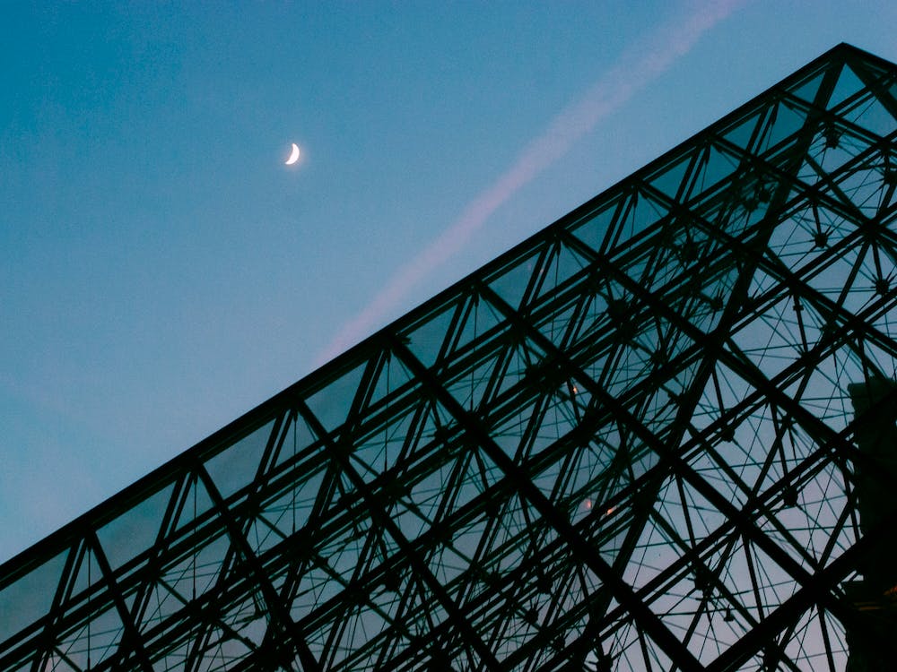 Moonrise Over The Louvre
