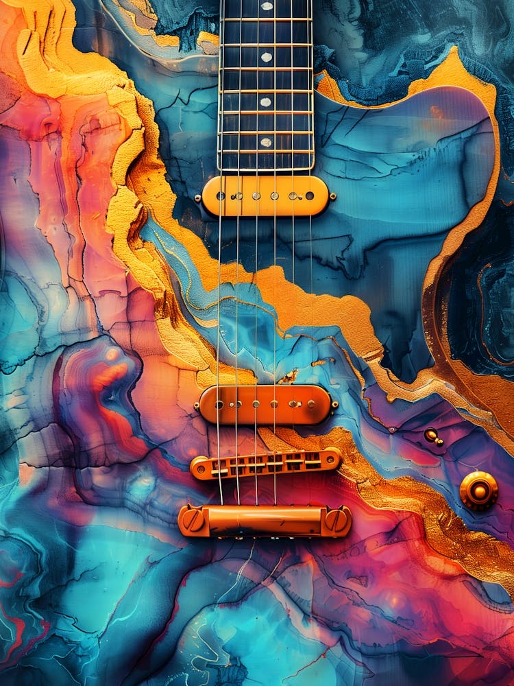E-Gitarren-Musikkunst