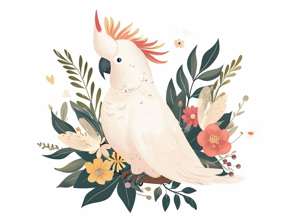 Little Floral Cockatoo 2