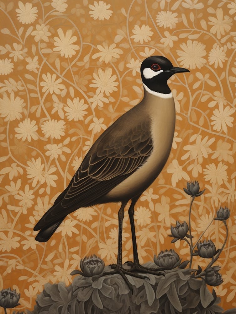 Dark And Moody Botanical Lapwing 4