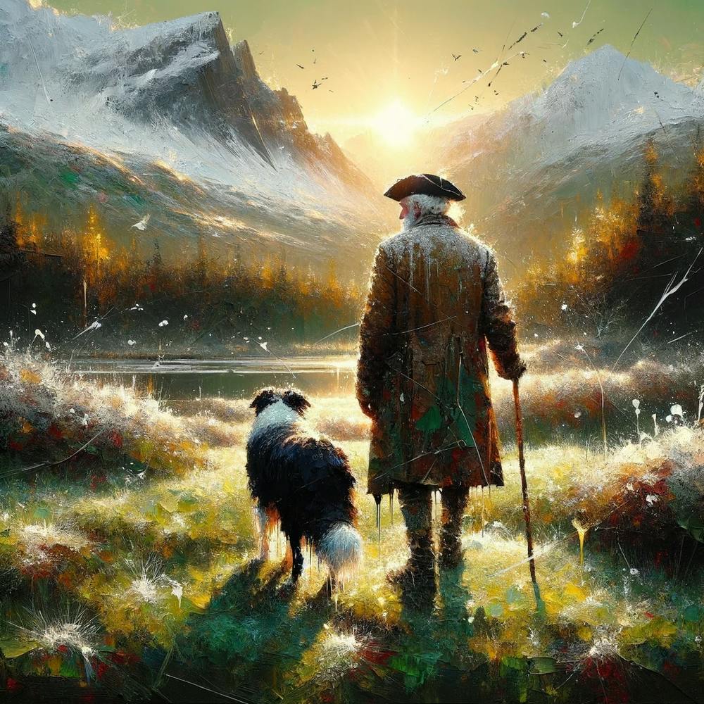 Man with Dog 3