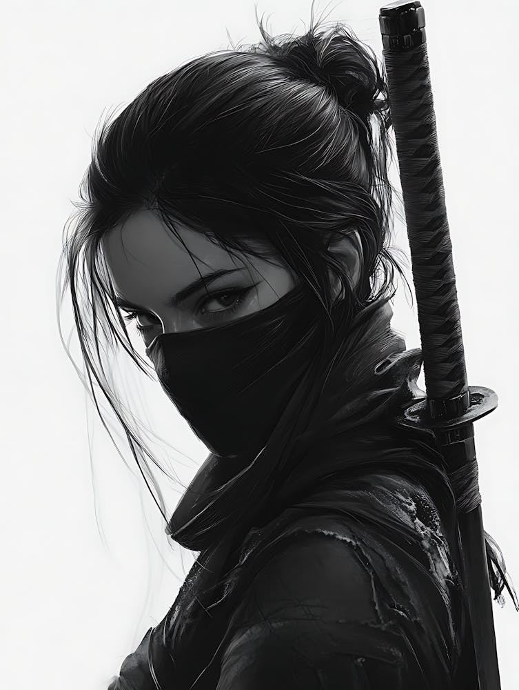 Mystery Beautiful Ninja Girl 17