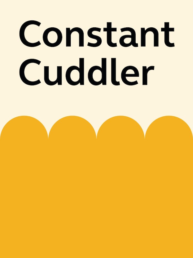 Kids Art Constant Cuddler Yellow