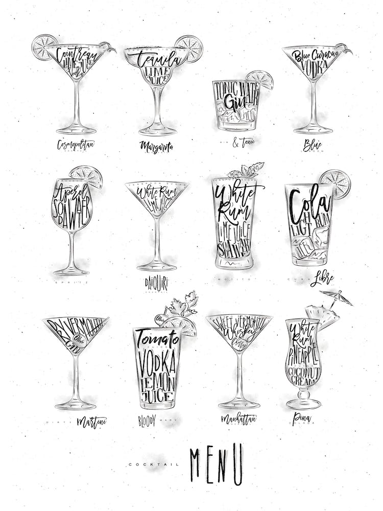 Cocktails Menu