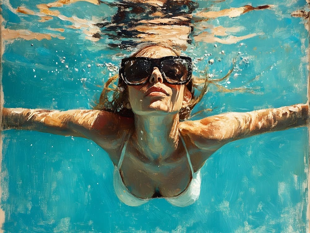 Woman Swimming 8