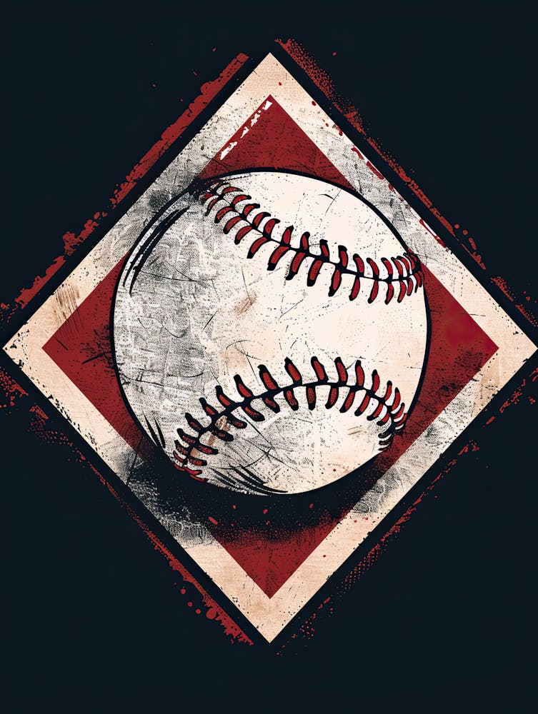 Baseball Ball, Baseball Poster