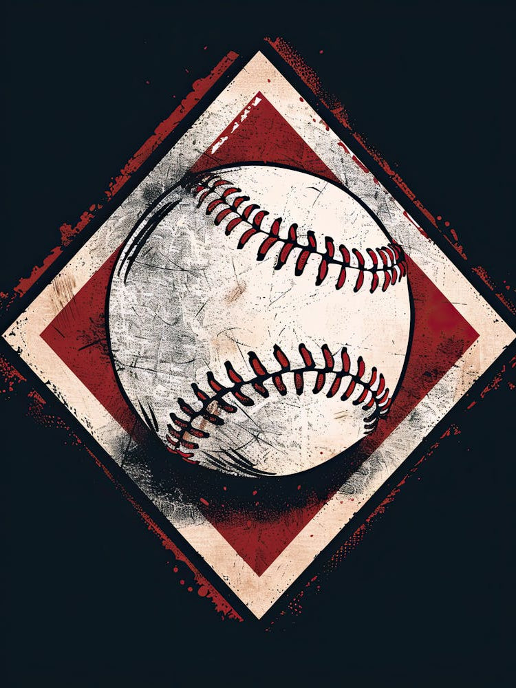 Baseball Ball, Baseball Poster