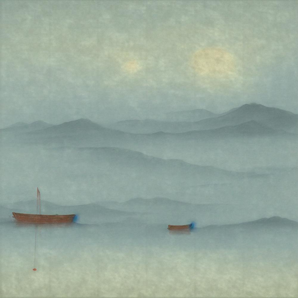 Boats In The Mist