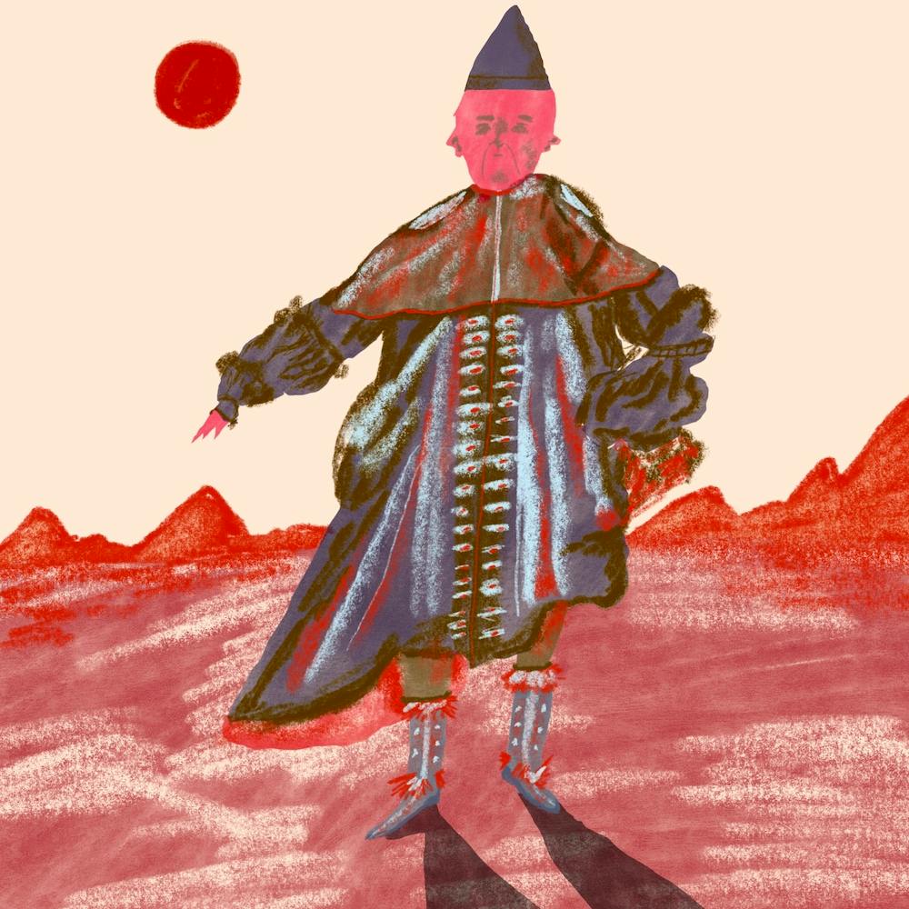 Desert Man Square
