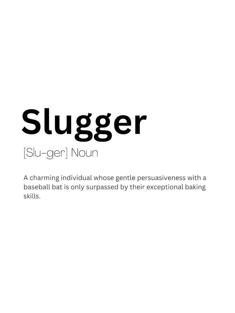 Slugger Definition Meaning 1