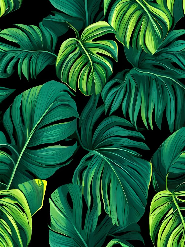 Tropical Leaf Pattern