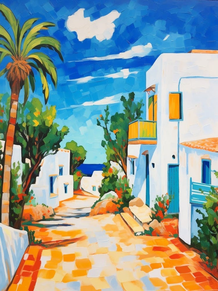 Djerba Tunisia 2 Fauvist Painting