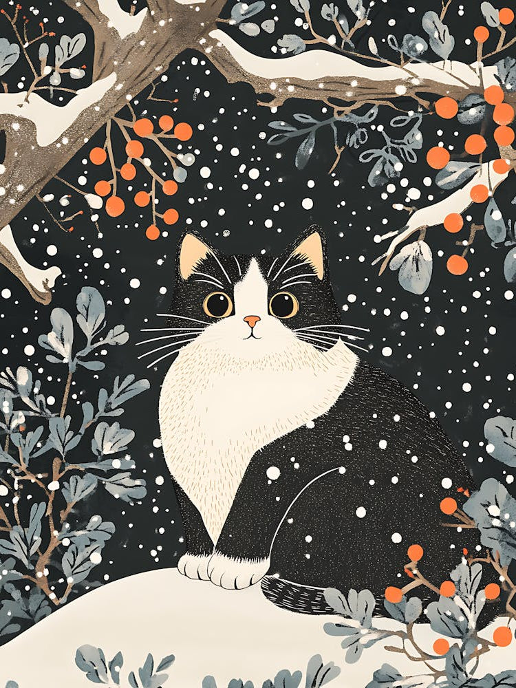 Cat In The Snow 12