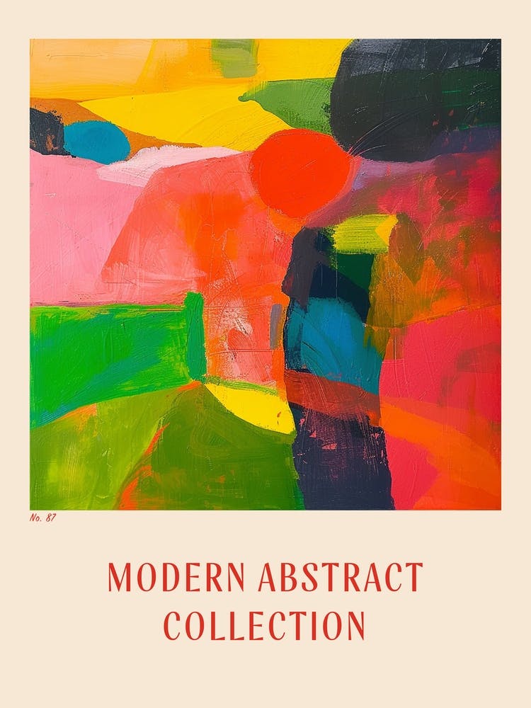 Modern Abstract Collection Poster 87