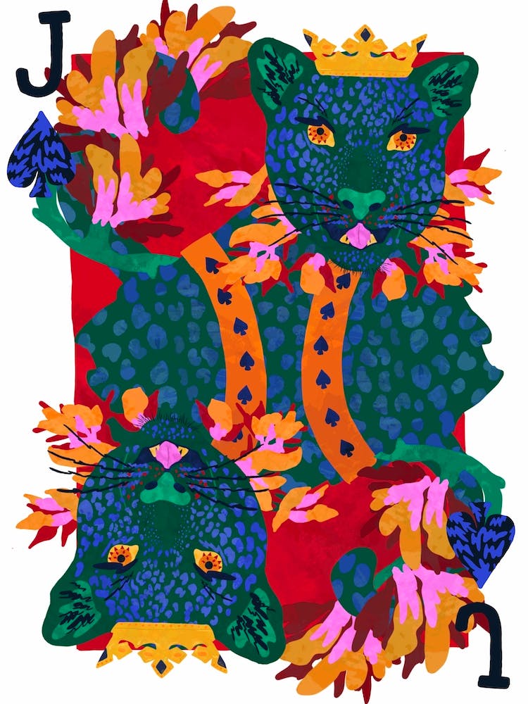 Leopard Jack Of Spades