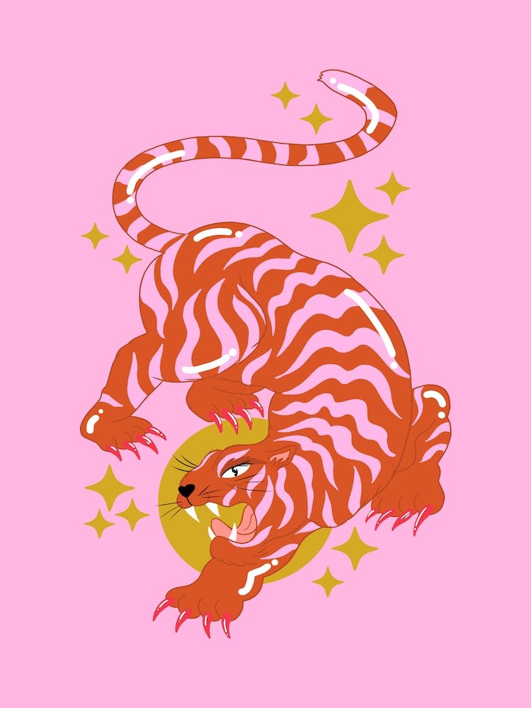 Bubblegum Tiger