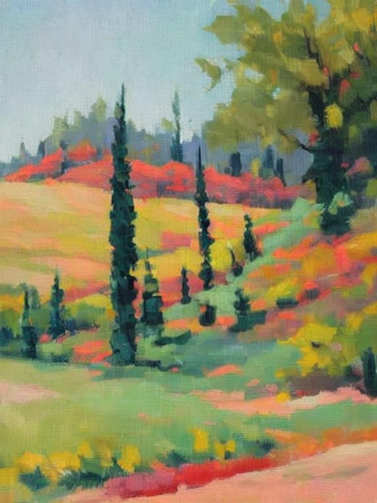 Cedar Tree Watercolour