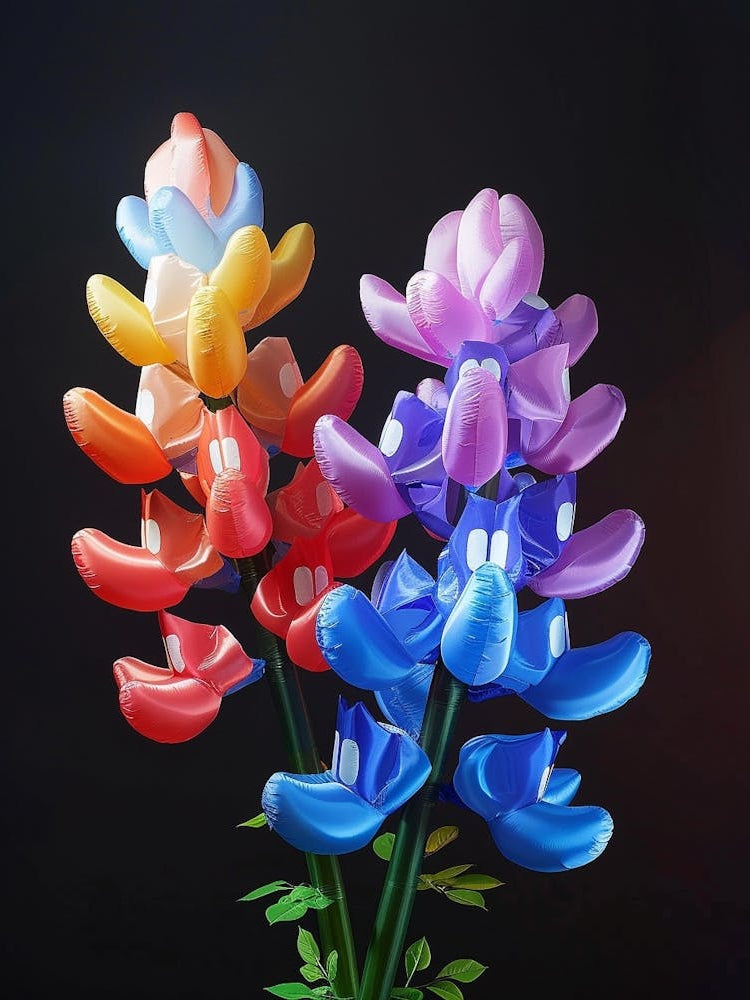 Bright Inflatable Flowers Bluebonnet 4