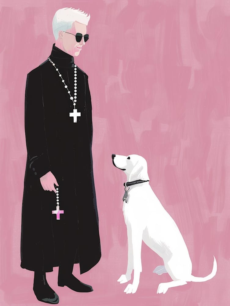 Pope And Dog