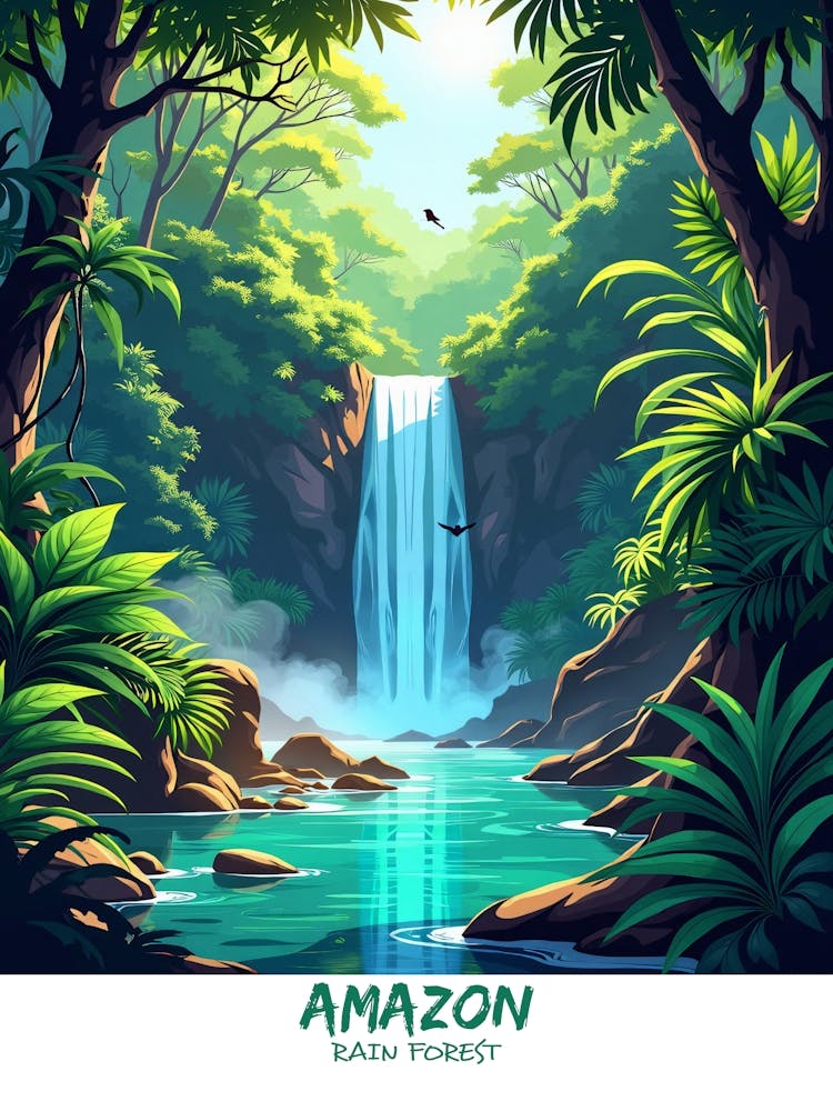 Amazon Rainforest Background 1