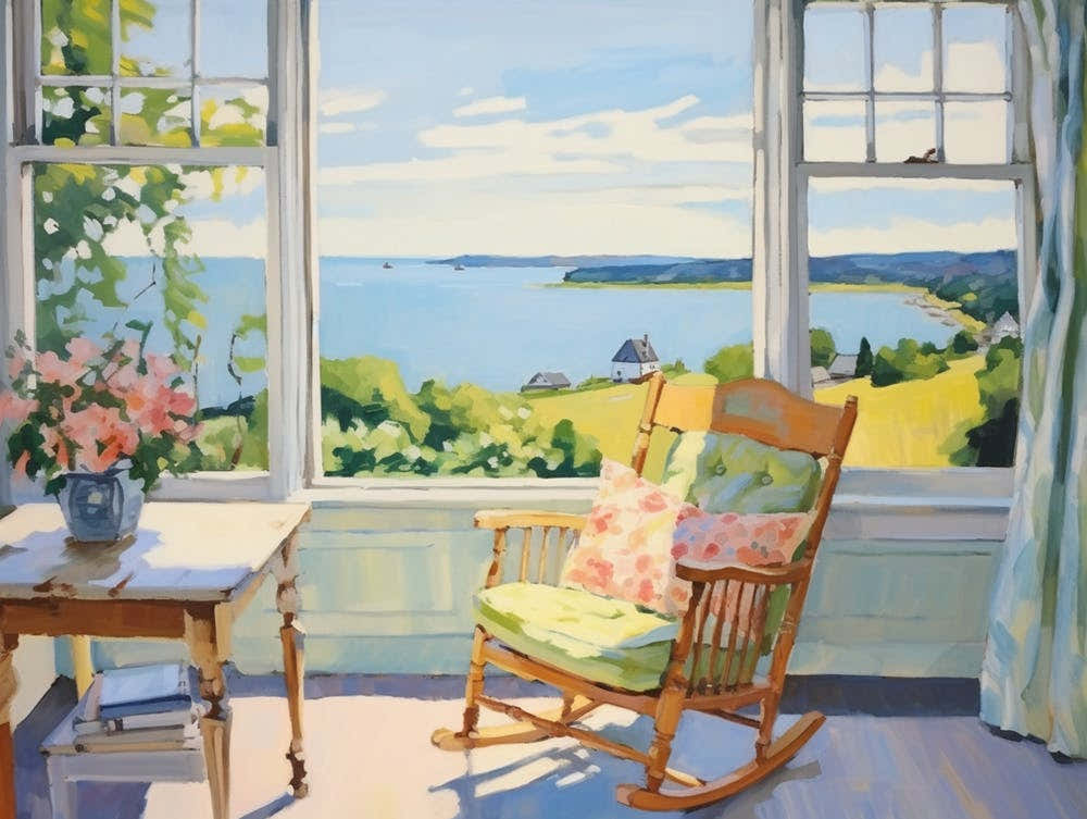 The Old Days At The Window - expressionism