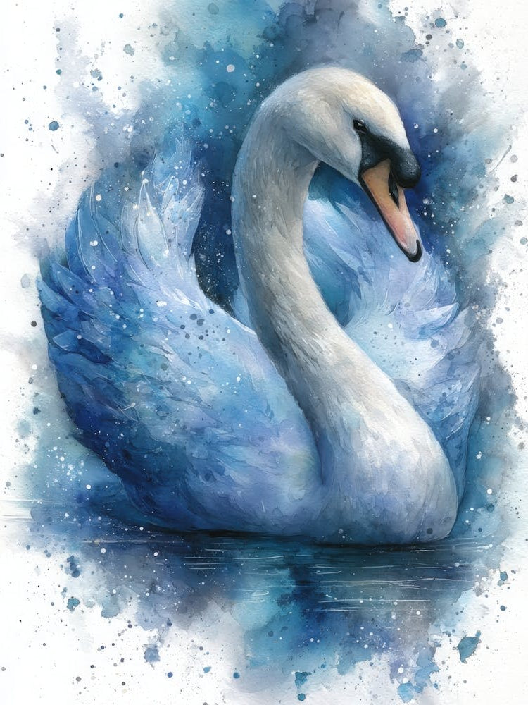 Aihrgdesign Isolated Watercolor Painting Of Birds Elegant Swa Ddc179e7 2039 44eb A4a1 Bf7cee5f8780 3