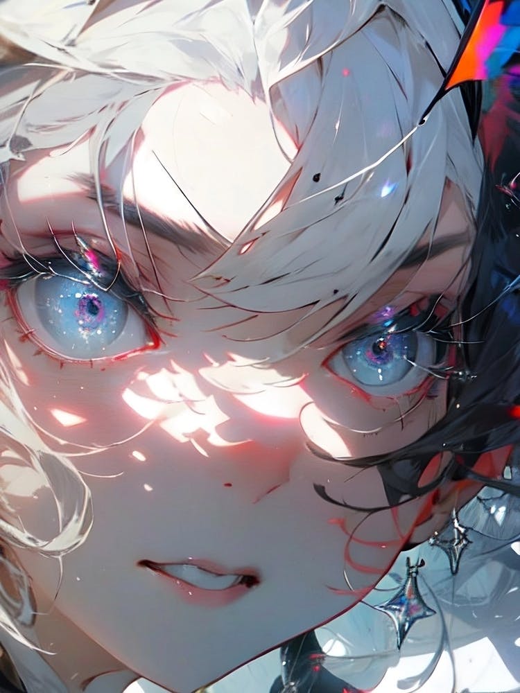 Mädchen mit blauen Augen