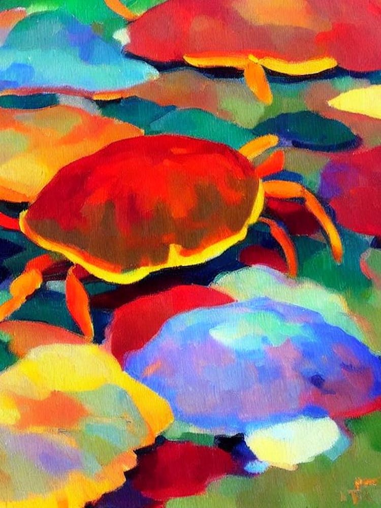Velvet Crab II Matisse Inspired