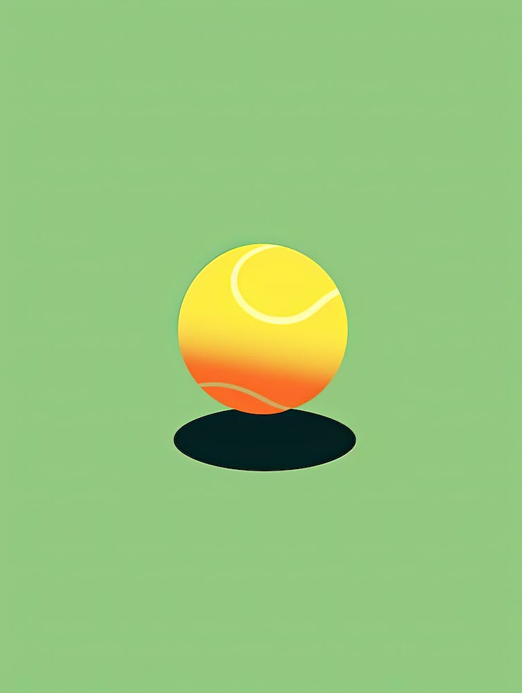 Tennis Ball Minimalism art