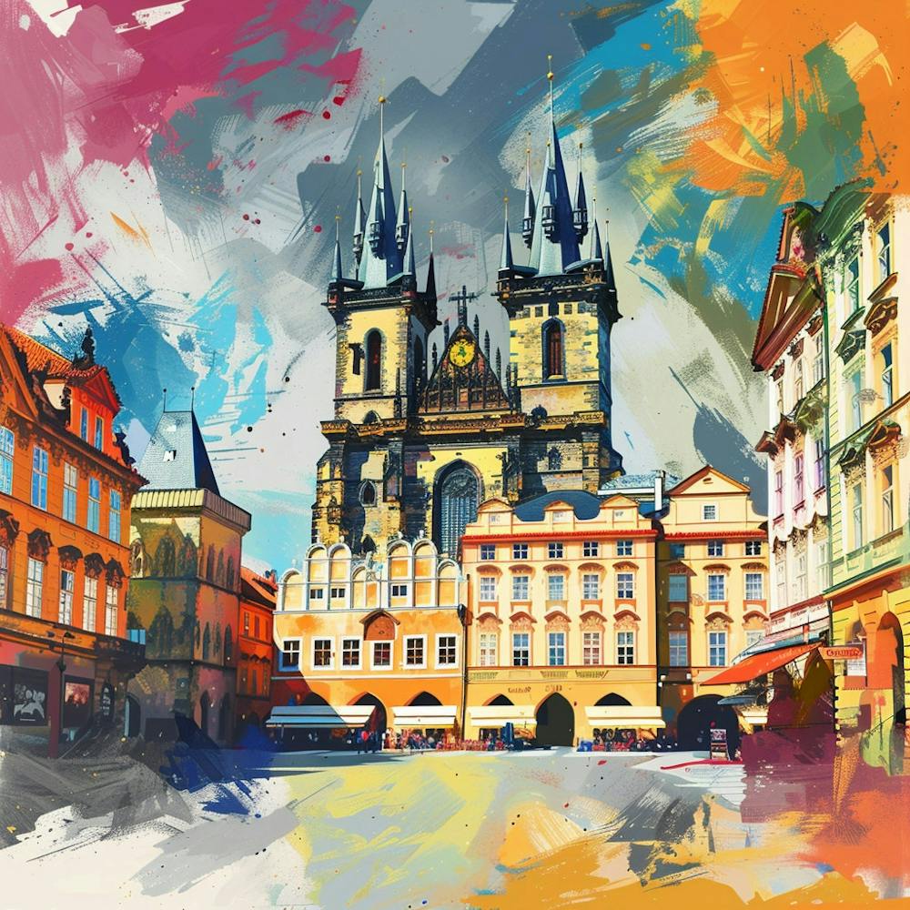 Prague Cityscape 4
