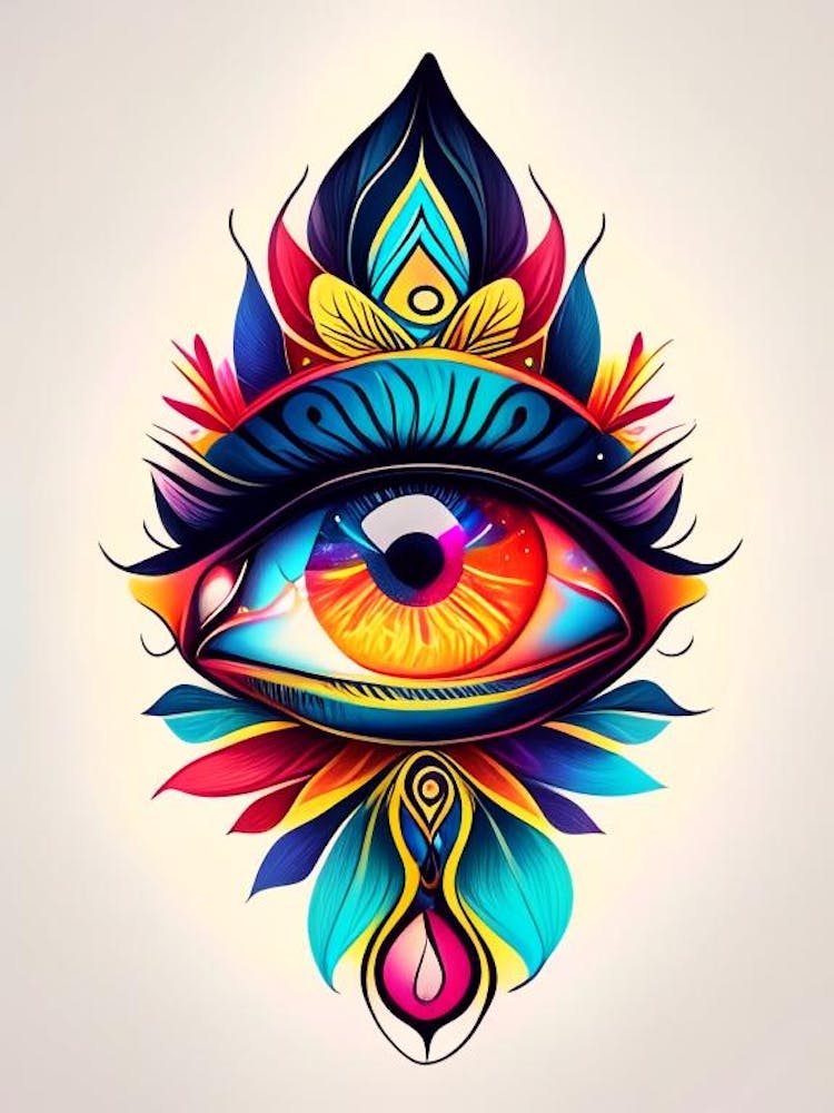 Consciousness, Symbol, Third Eye Tattoo 2