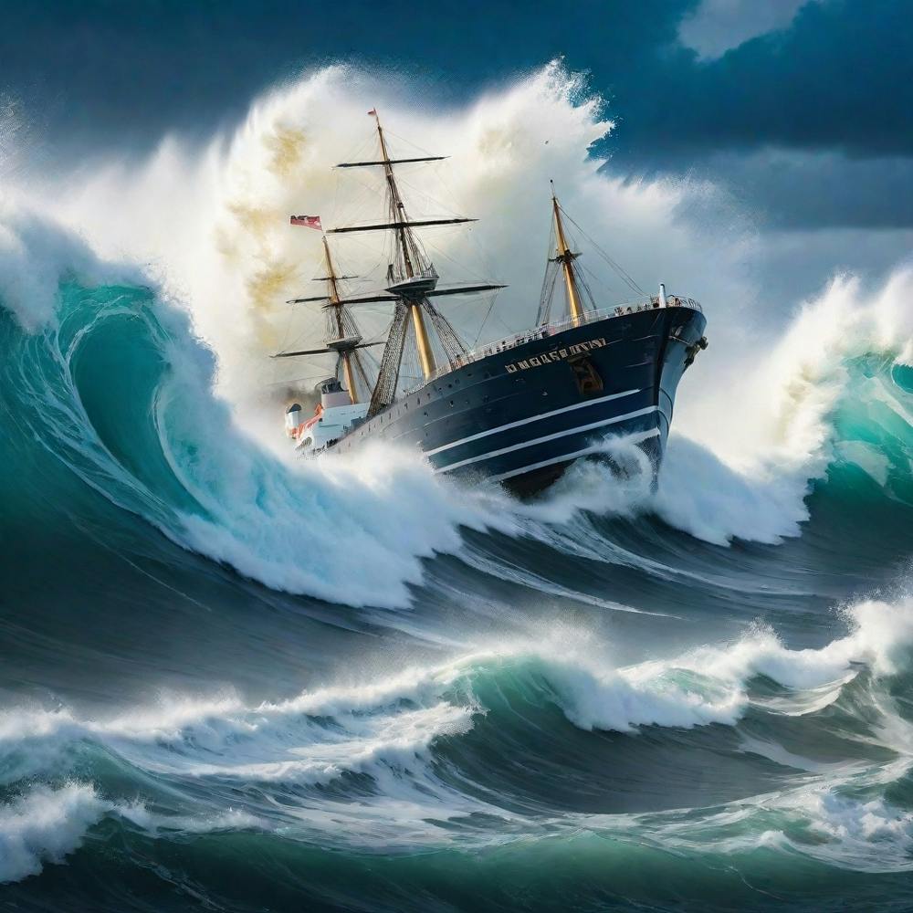 Ship In The Storm