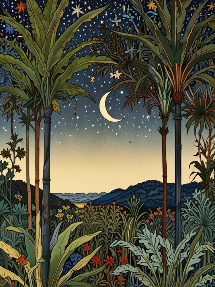 William Morris Night In The Jungle 2