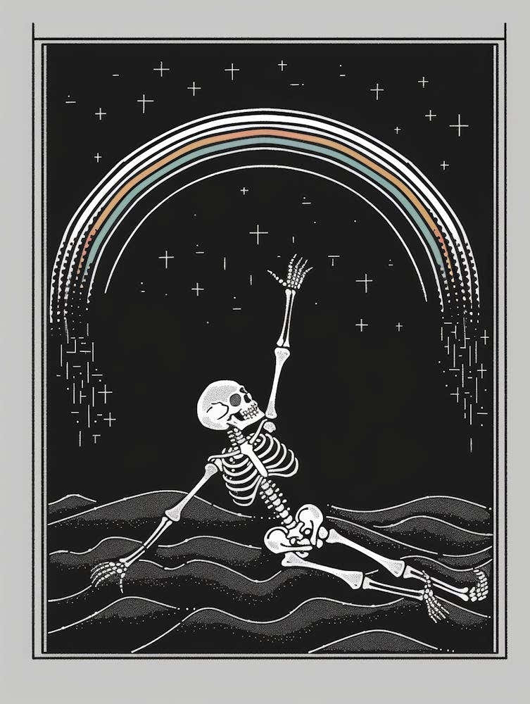 Rainbow Skeleton 8