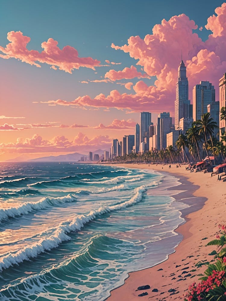 Sunset At The Beach