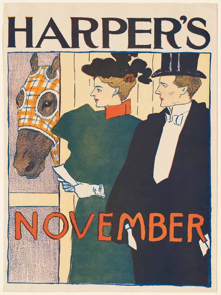 Harper's November, Edward Penfield