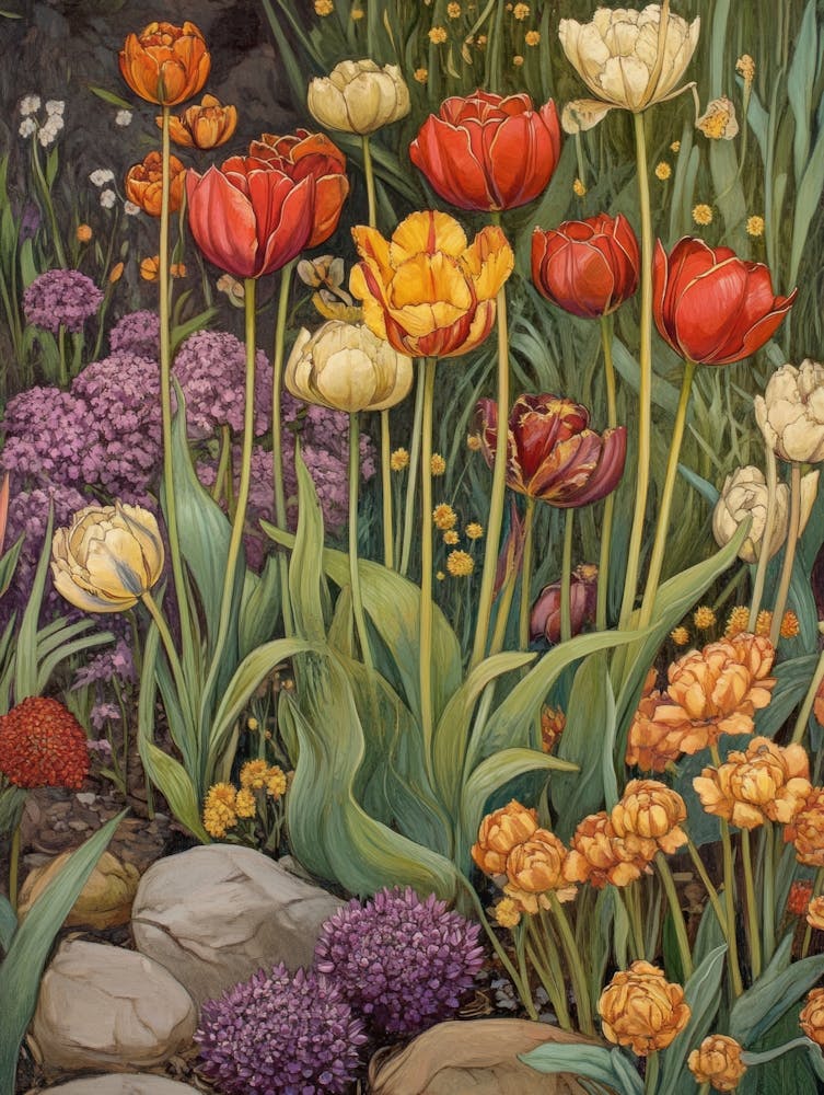 Tulips In The Garden 16