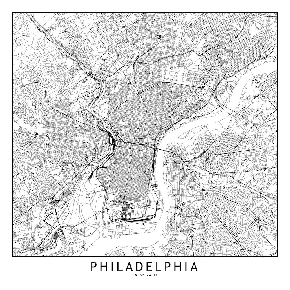 Philadelphia Map Line