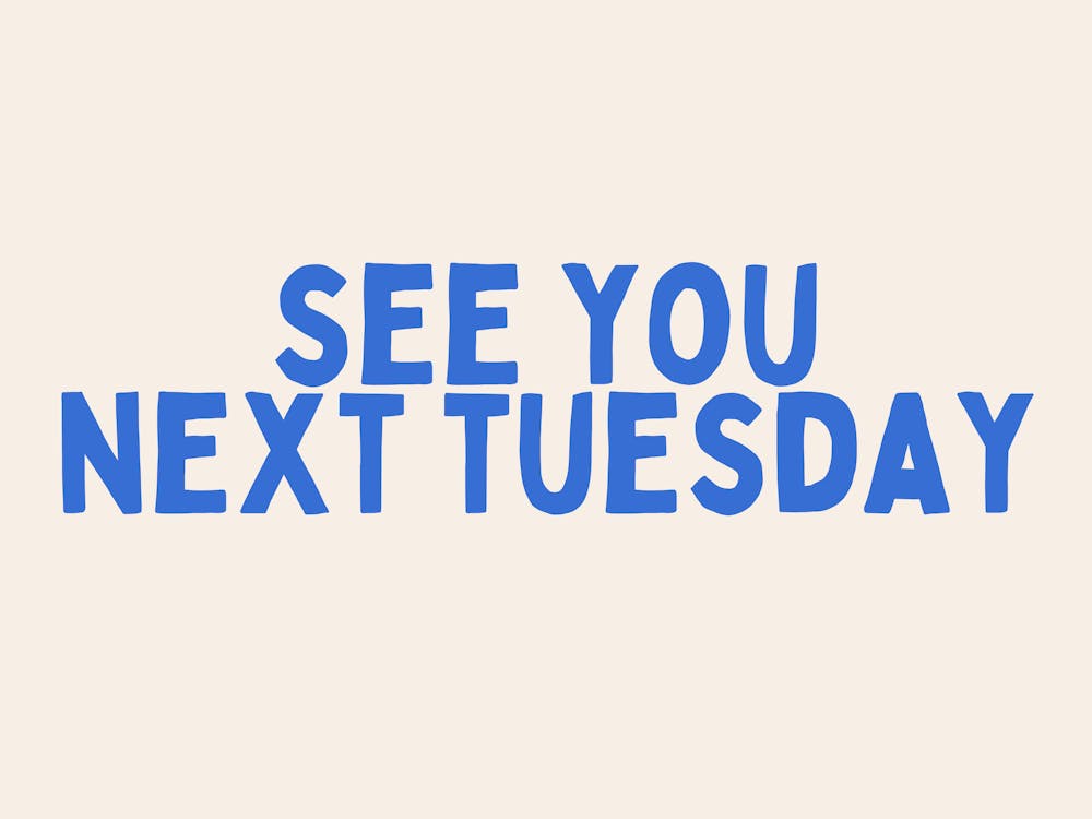 See You Next Tuesday | Blue and Cream