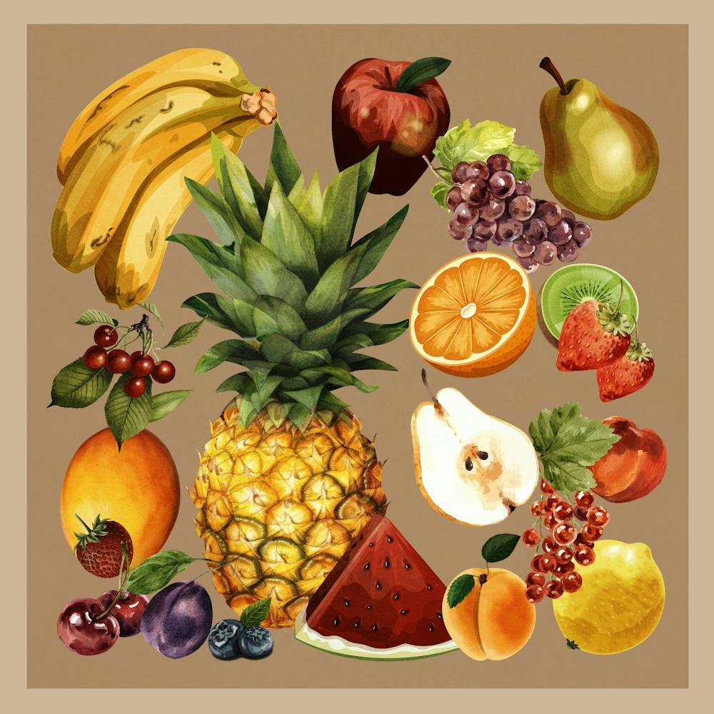 Fruits Botanical Art