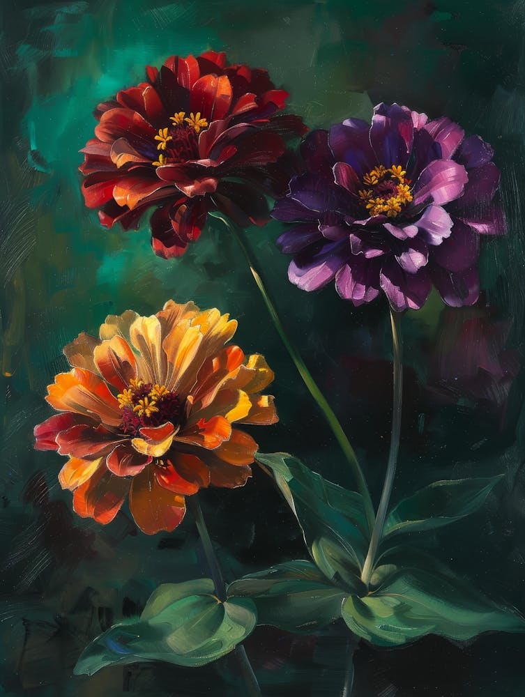 Zinnias 7