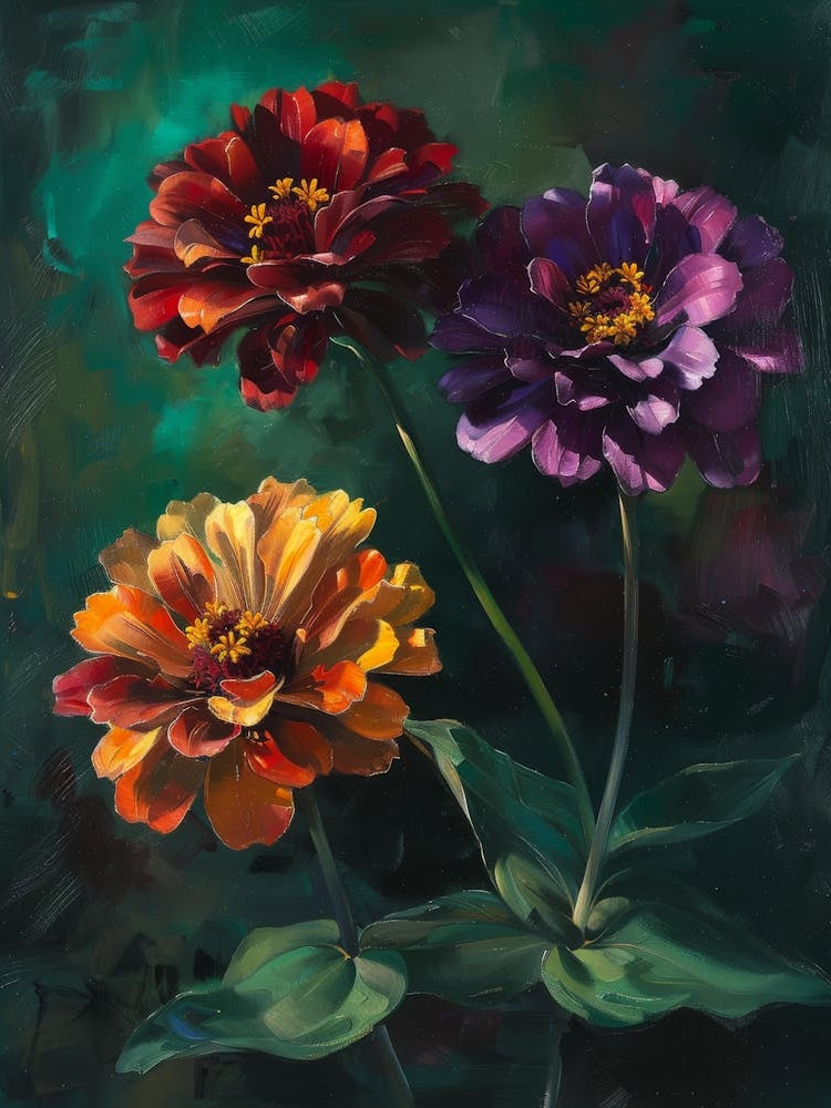 Zinnias 7