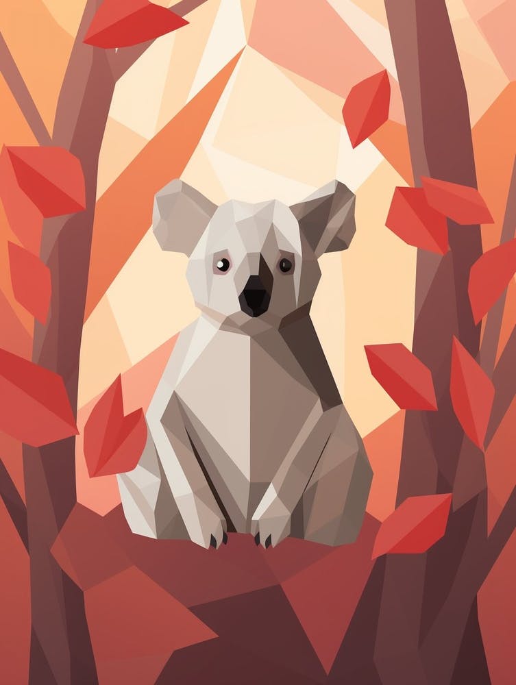Koala Minimalist Abstract 1
