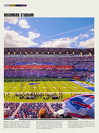 Highmark Stadium Print Buffalo Bills Art And Posters Nfl Art Nfl Stadium Poster Housewarming Gift