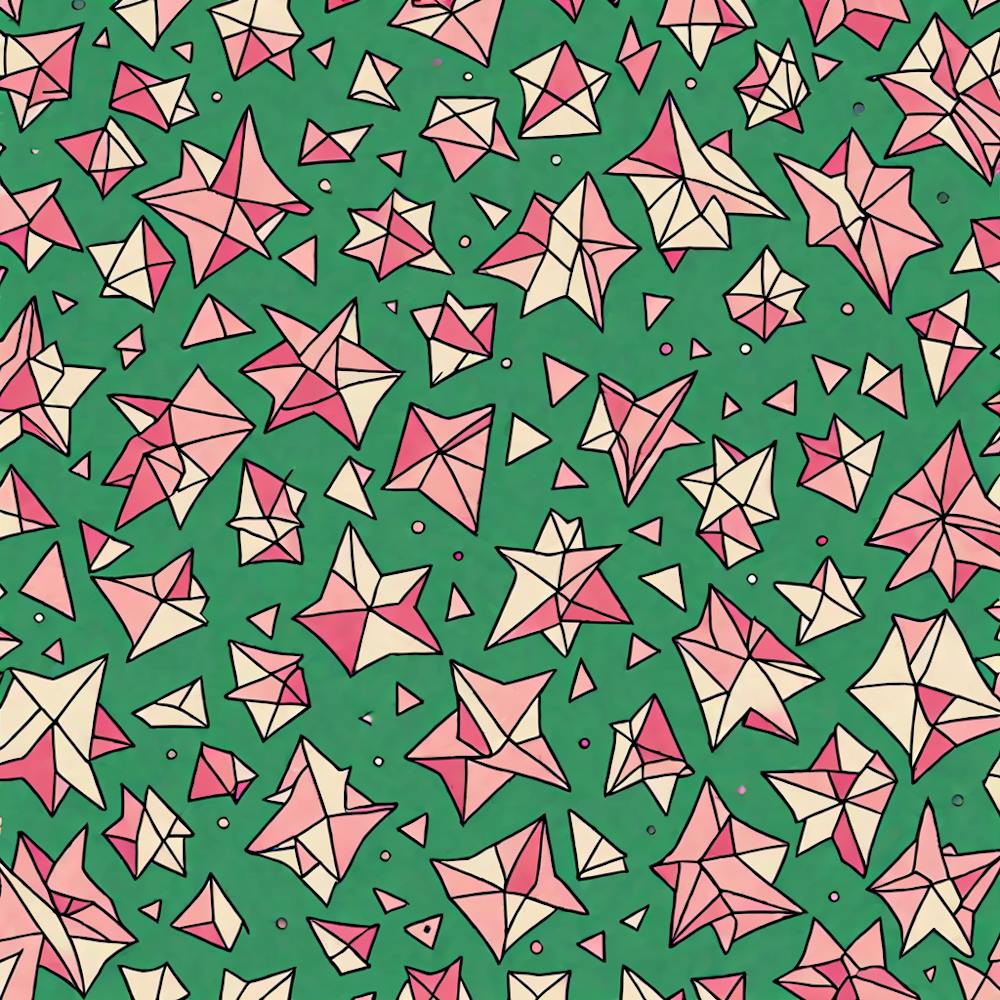 A Seamless Pattern Featuring Polygons Sharp Edges Shapes With Edges, Flat Art, 144