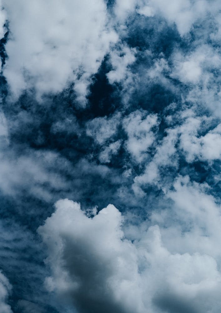 The Clouds Up In The Blue Sky