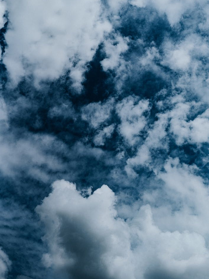 The Clouds Up In The Blue Sky