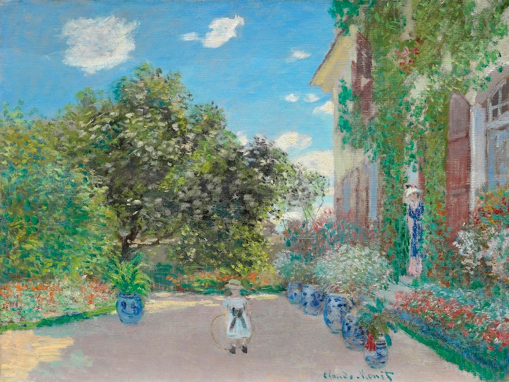 The Artist's House At Argenteuil (1873), Claude Monet