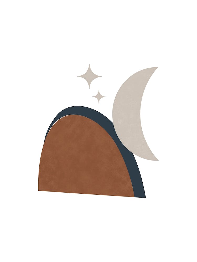 Lune Abstraite